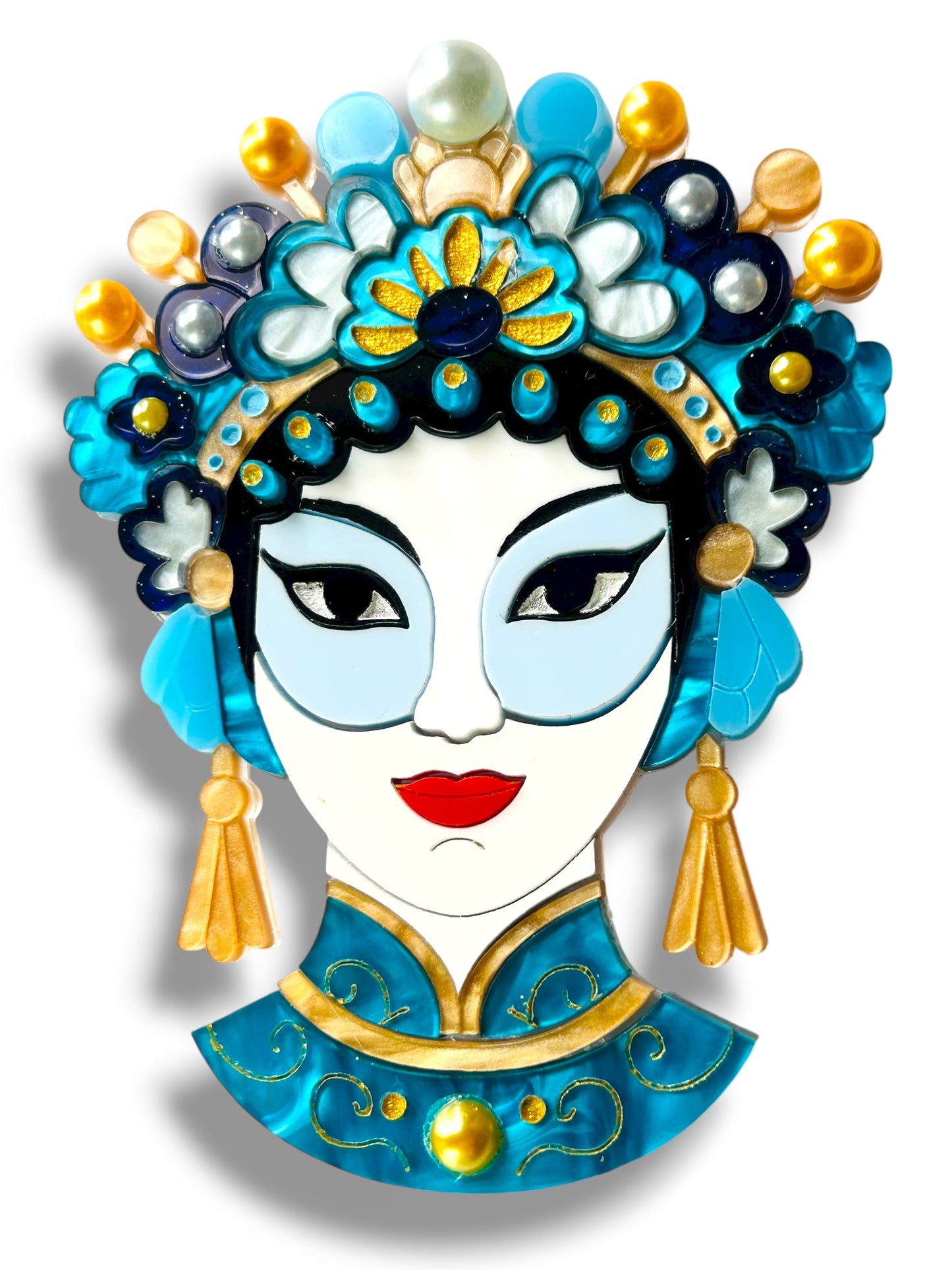 Echo Of The East - Spilla Maschera Donna Teatro Blu