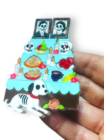 Mexico Lindo Y Querido - Spilla Ofrenda Altar de Muertos