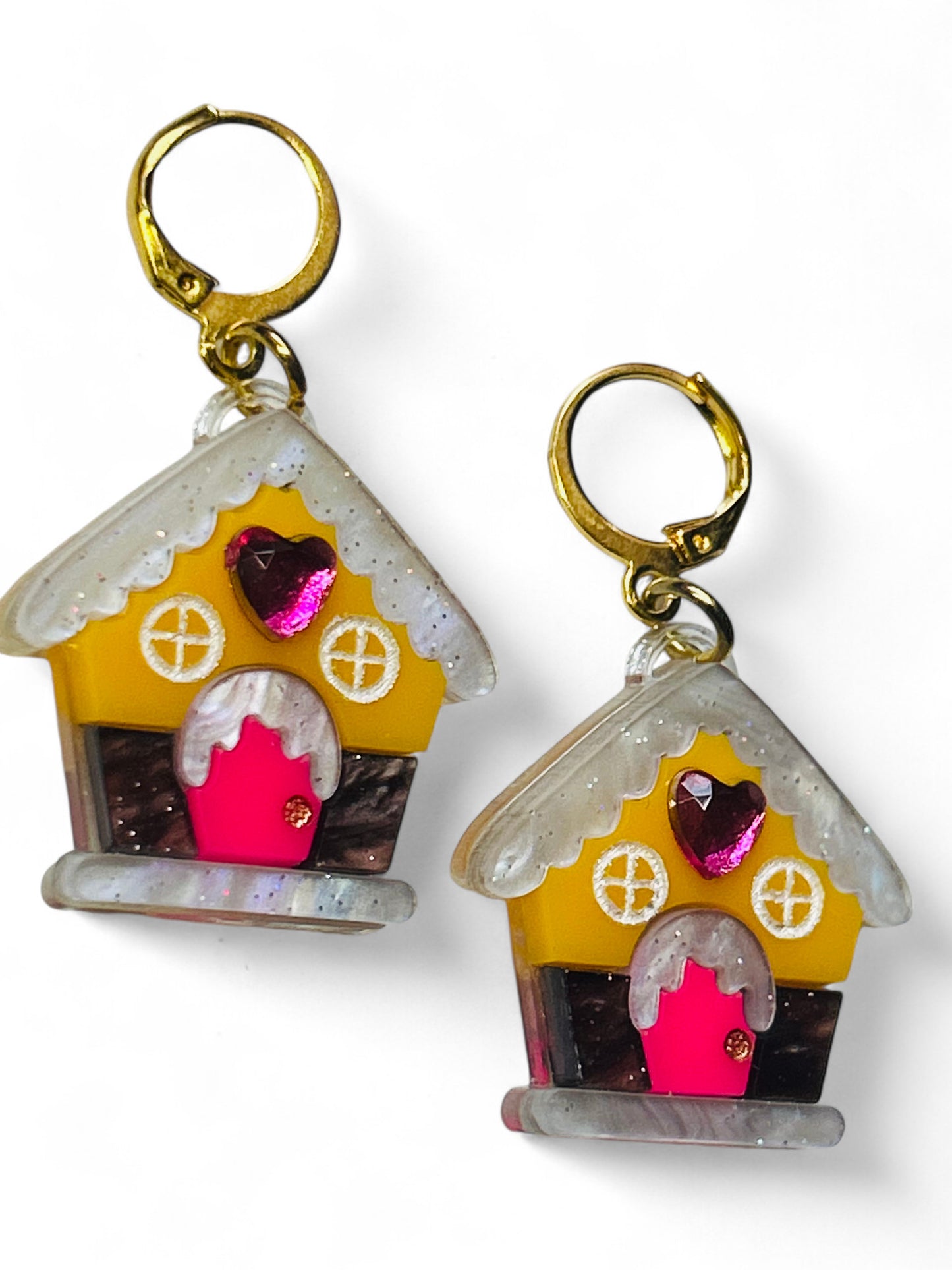 NEW! Orecchini "I PICCOLINI" - Mini Casina di Marzapane con Strass