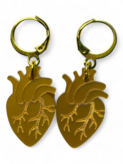 NEW! Orecchini "I PICCOLINI" - Mini Cuore Anatomico ( Più Colori Disponibili)