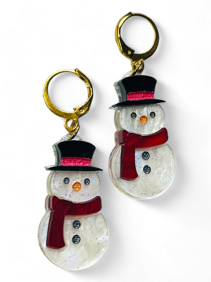 NEW! Orecchini "I PICCOLINI" - Mini Pupazzo di Neve