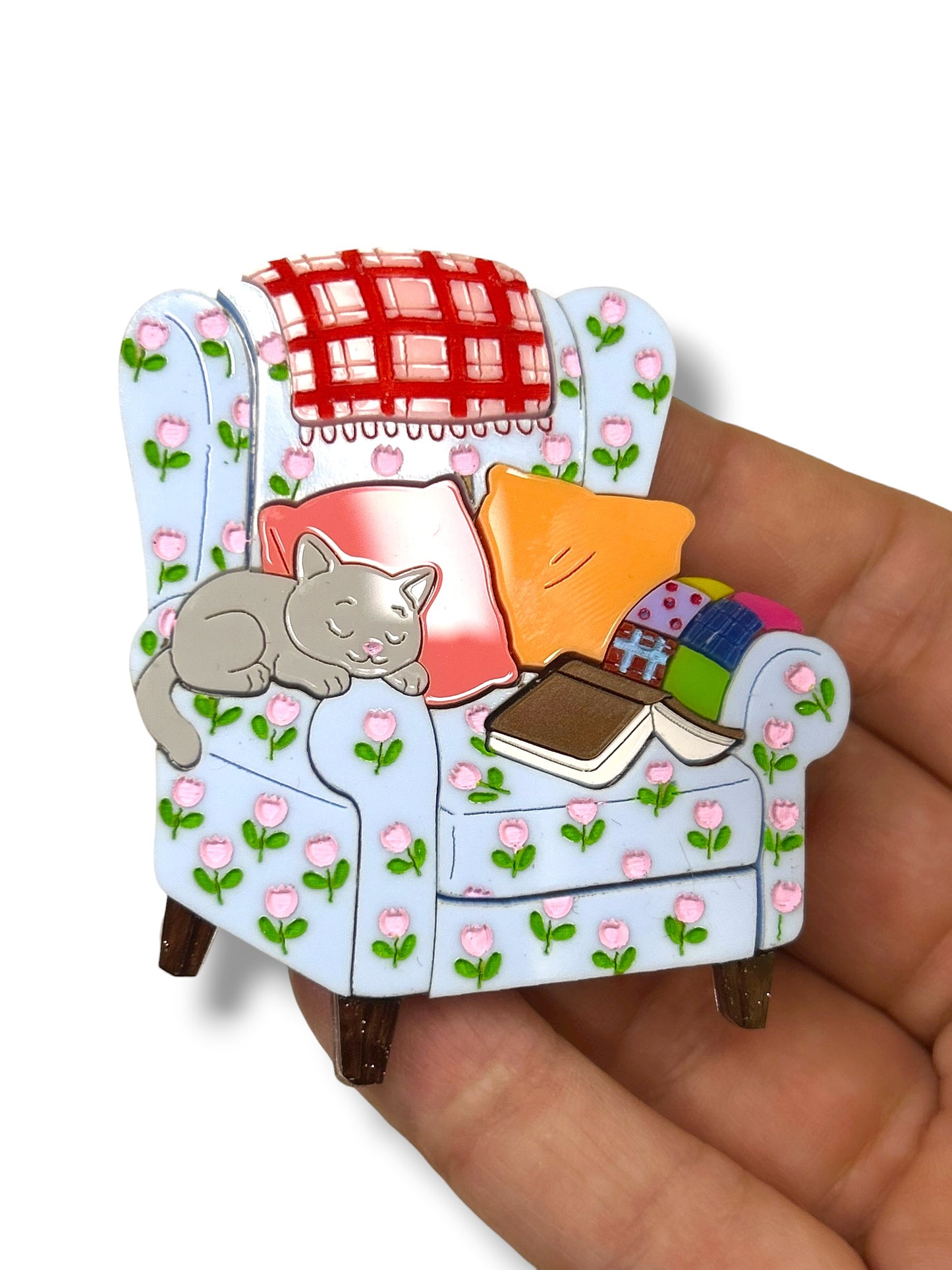 A Quiet Life - Spilla Divano con Gatto