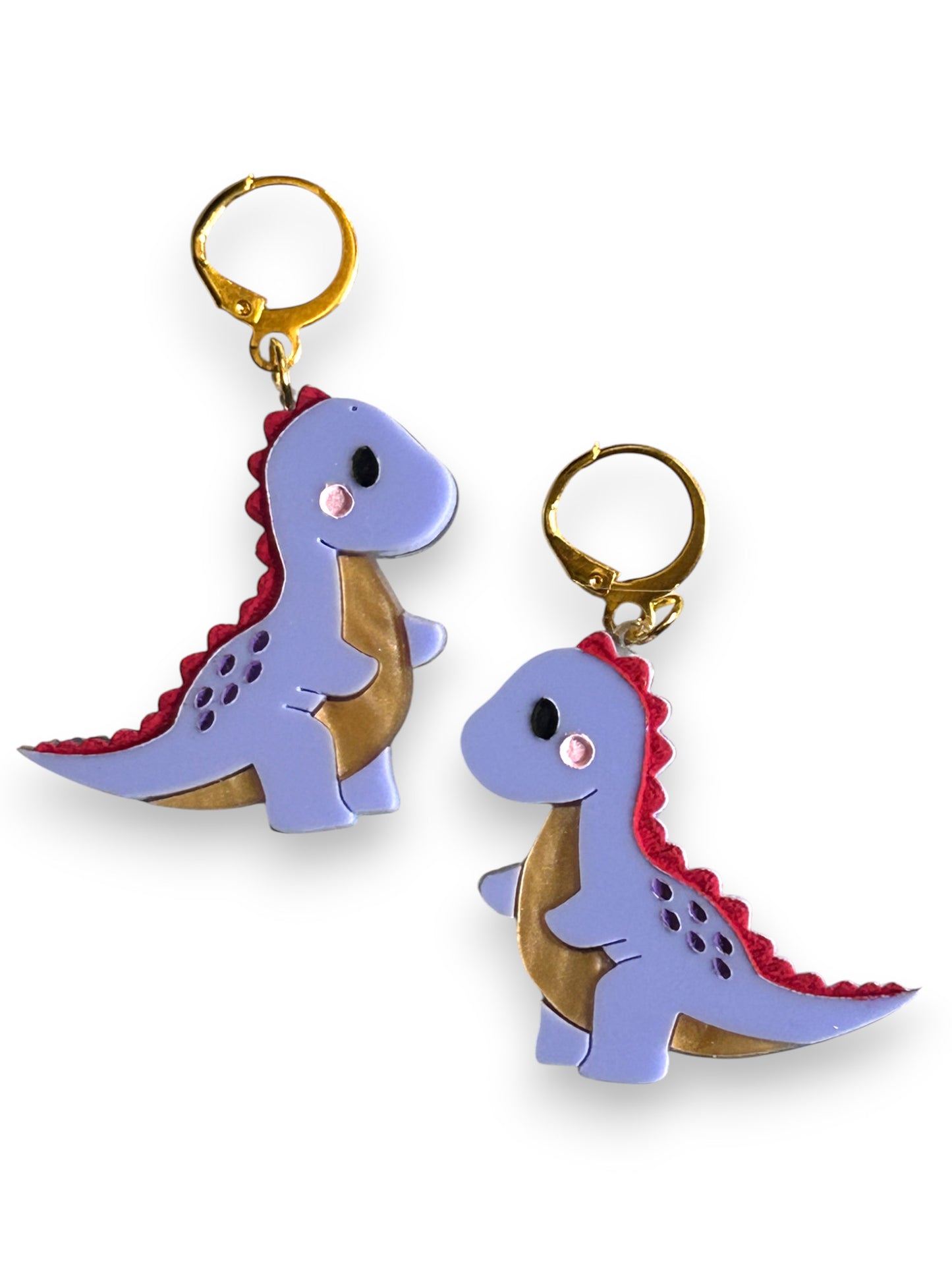 NEW! Orecchini "I PICCOLINI" - Mini Dinosauri Viola