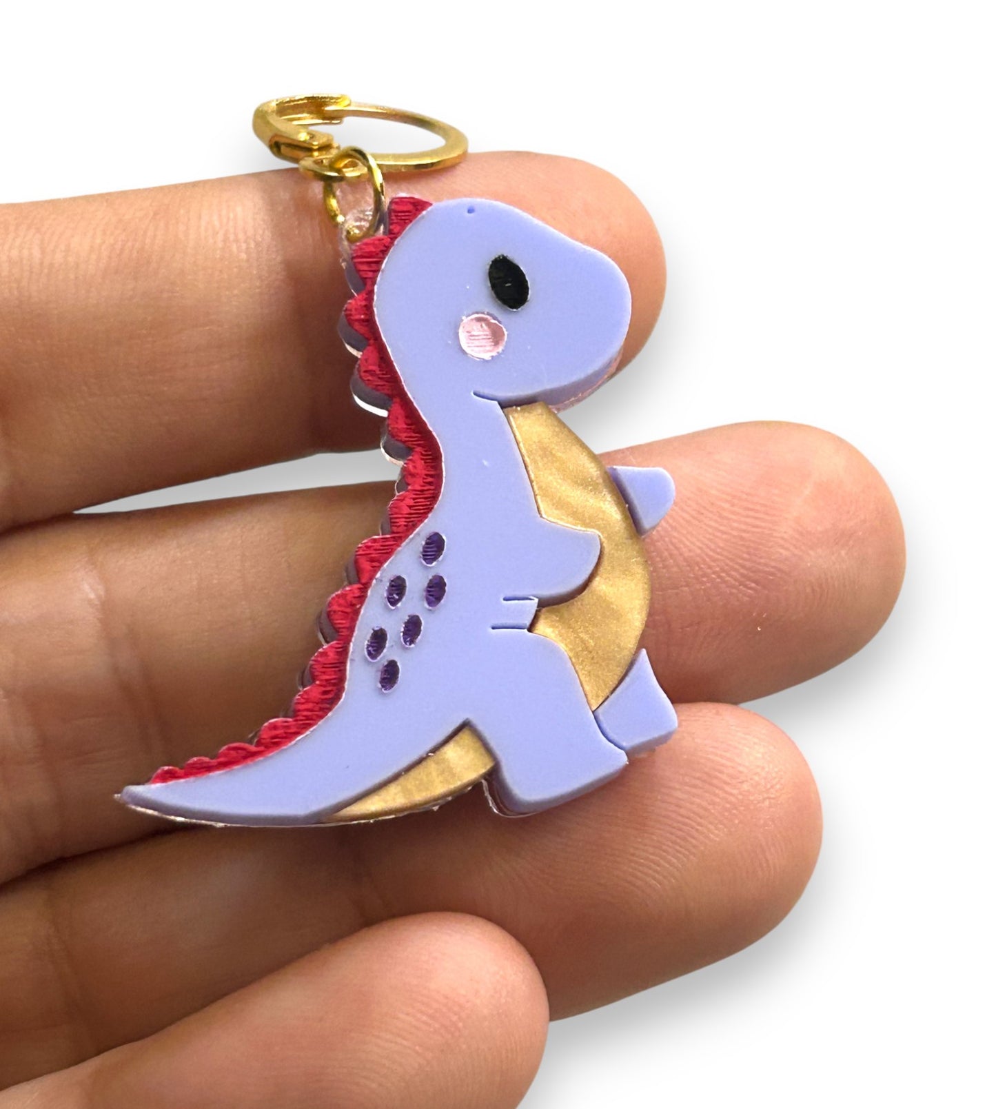 NEW! Orecchini "I PICCOLINI" - Mini Dinosauri Viola
