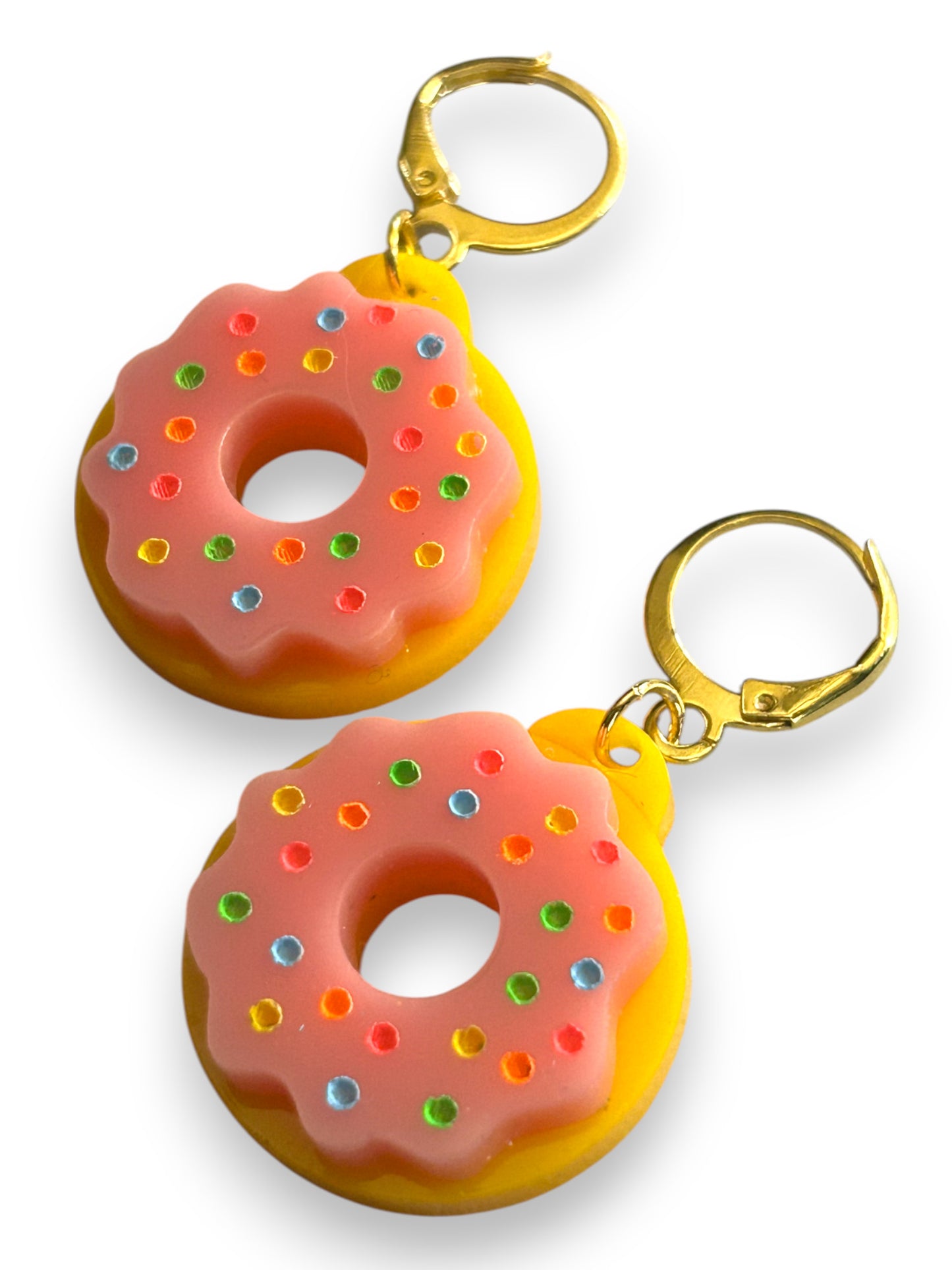 NEW! Orecchini "I PICCOLINI" - Mini Ciambelle con Glassa Rosa