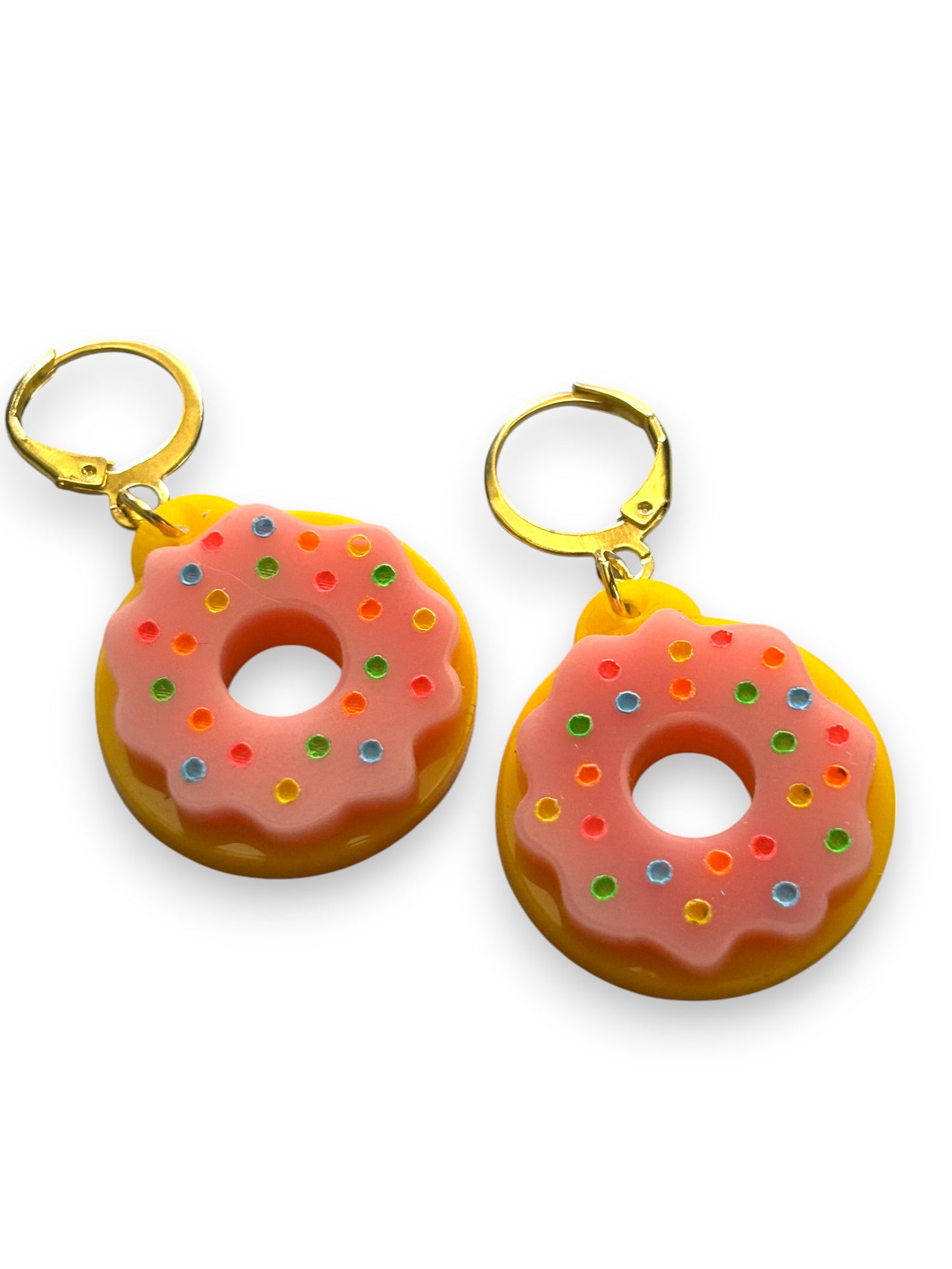 NEW! Orecchini "I PICCOLINI" - Mini Ciambelle con Glassa Rosa