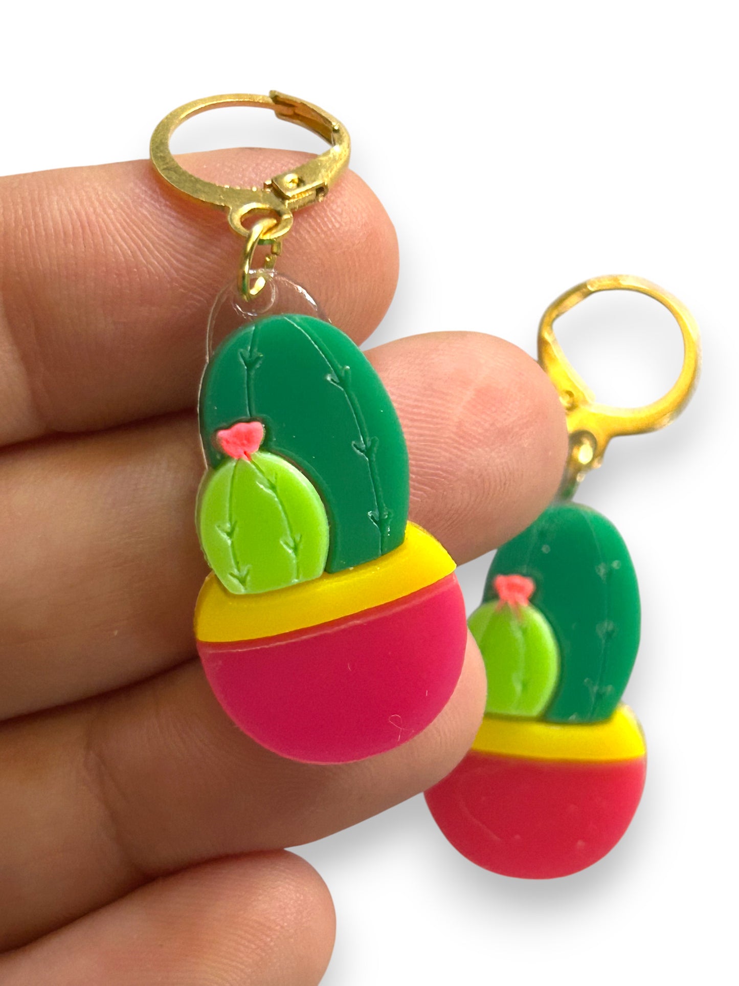 NEW! Orecchini "I PICCOLINI" - Pianta Grassa con Due Cactus