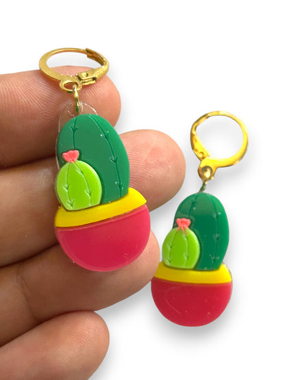 NEW! Orecchini "I PICCOLINI" - Pianta Grassa con Due Cactus