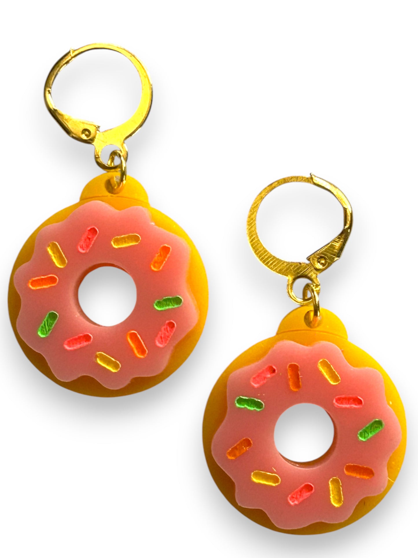 NEW! Orecchini "I PICCOLINI" - Mini Ciambelle con Glassa Rosa