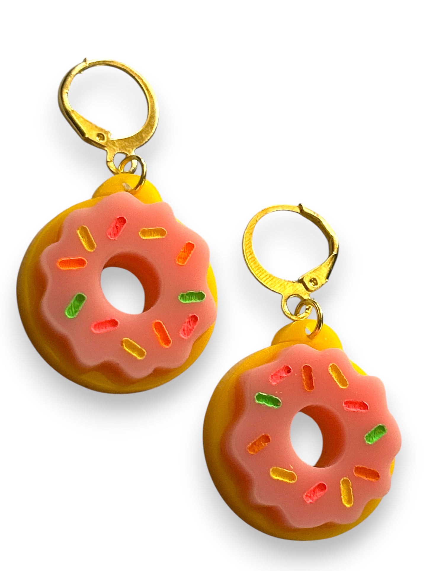 NEW! Orecchini "I PICCOLINI" - Mini Ciambelle con Glassa Rosa
