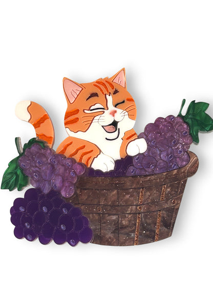 Meowtiful Italy - Gatto nel Mastello dell'Uva