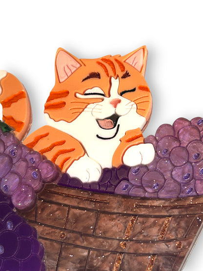 Meowtiful Italy - Gatto nel Mastello dell'Uva