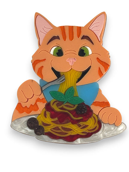 Meowtiful Italy - Gatto che Mangia gli Spaghetti