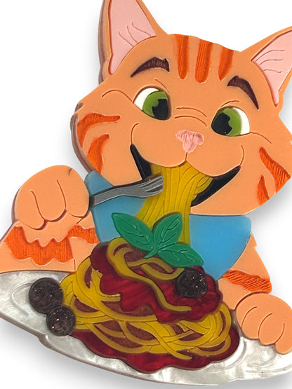 Meowtiful Italy - Gatto che Mangia gli Spaghetti