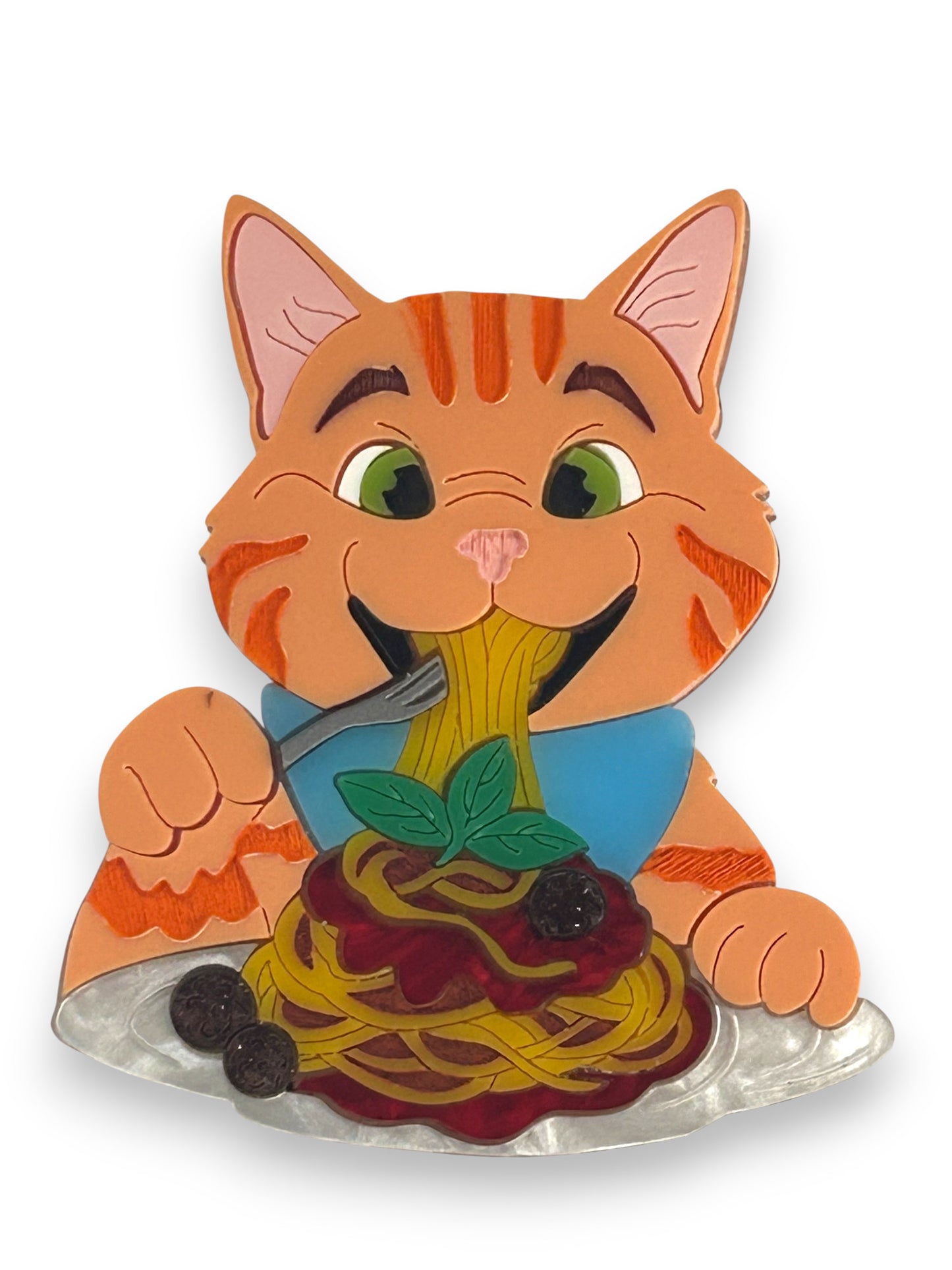 Meowtiful Italy - Gatto che Mangia gli Spaghetti