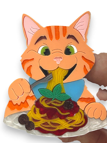 Meowtiful Italy - Gatto che Mangia gli Spaghetti