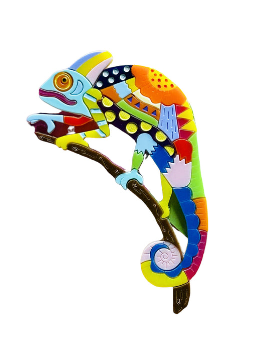 Arte Messicana - Alebrije Camaleonte