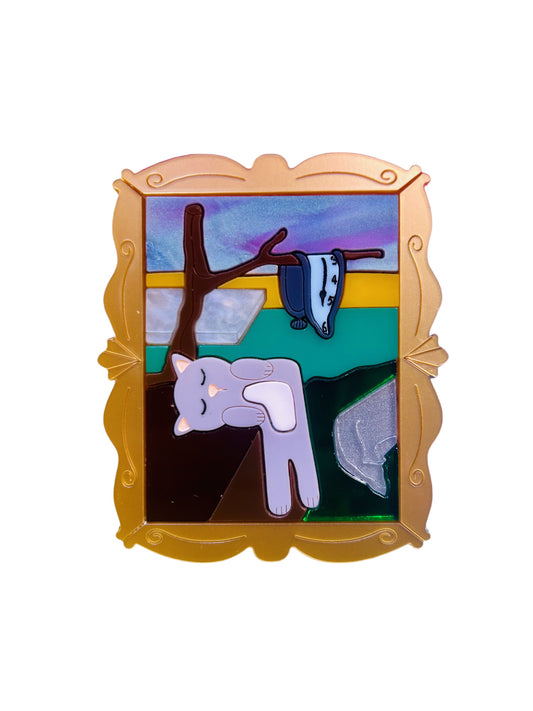 Gatti nell'Arte - Quadro Gatto Surrealista