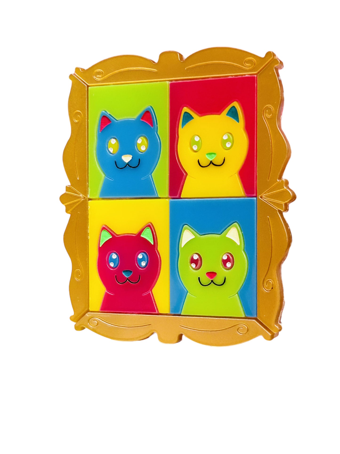 Gatti nell'Arte - Quadro Gatto Pop Art