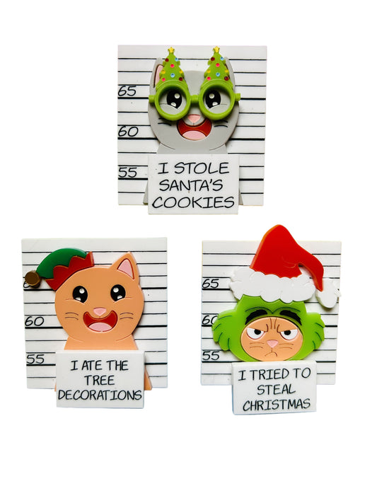 Meowy Christmas - Gatti con Cartello Segnaletico