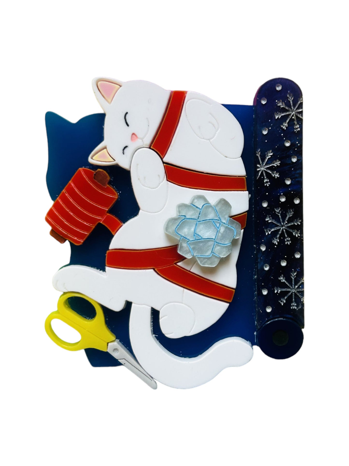 Meowy Christmas - Gatto Su Carta Regalo