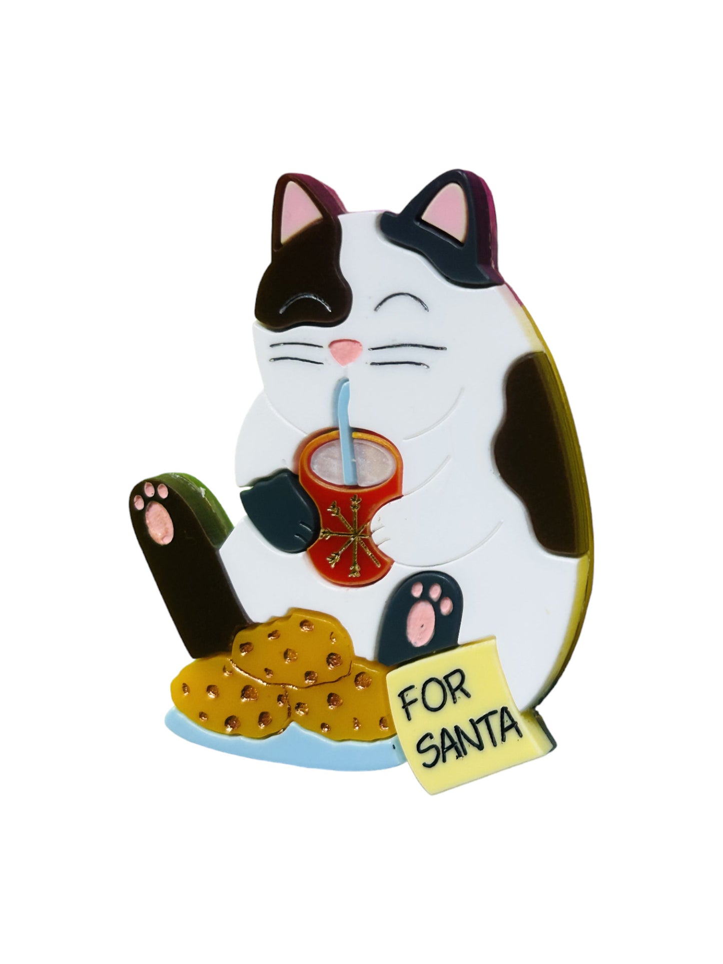 Meowy Christmas - Gatto "Nessun Biscotto per Babbo Natale"