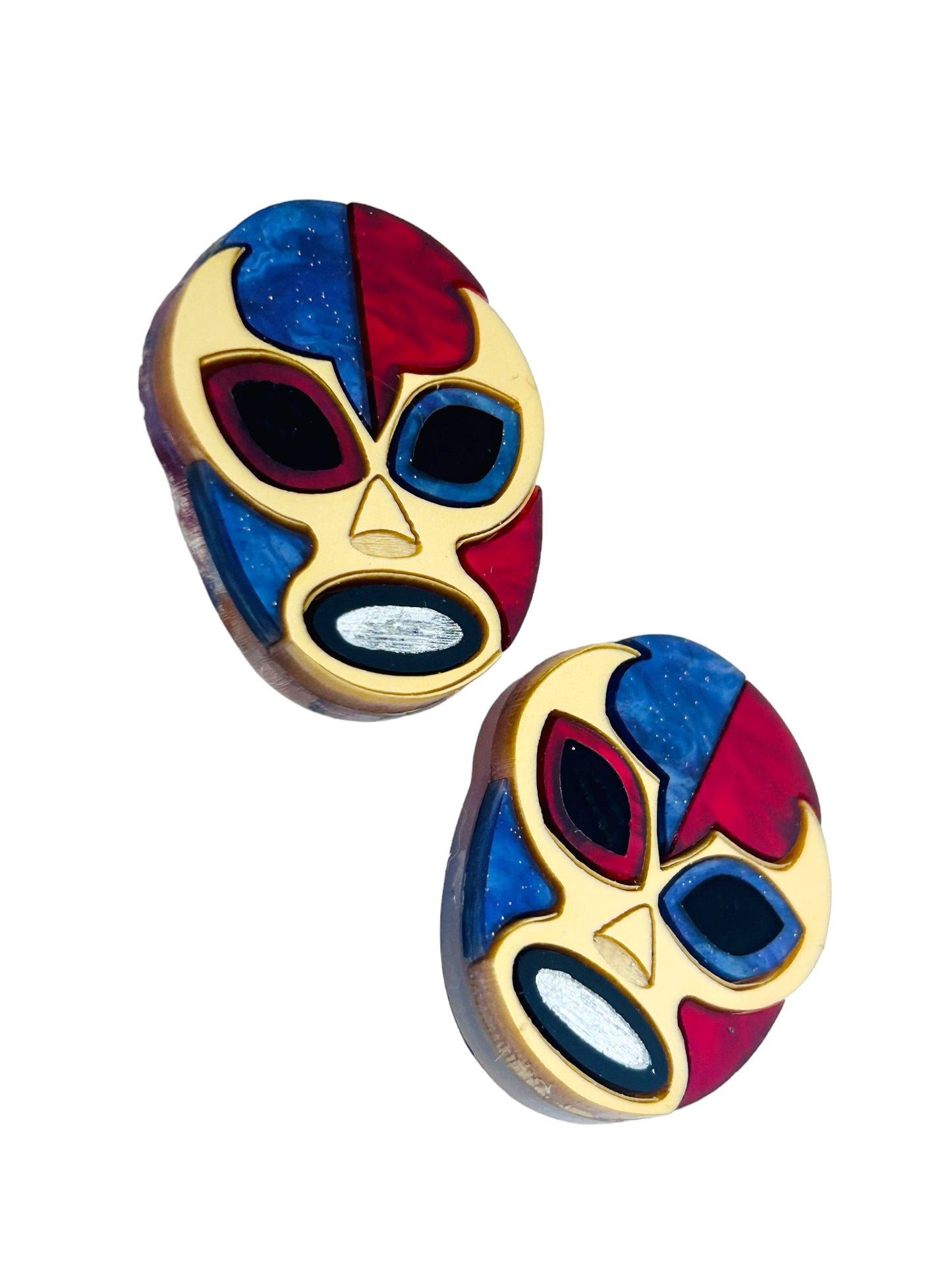 Mexico Lindo Y Querido - Orecchini Maschere Luchadores