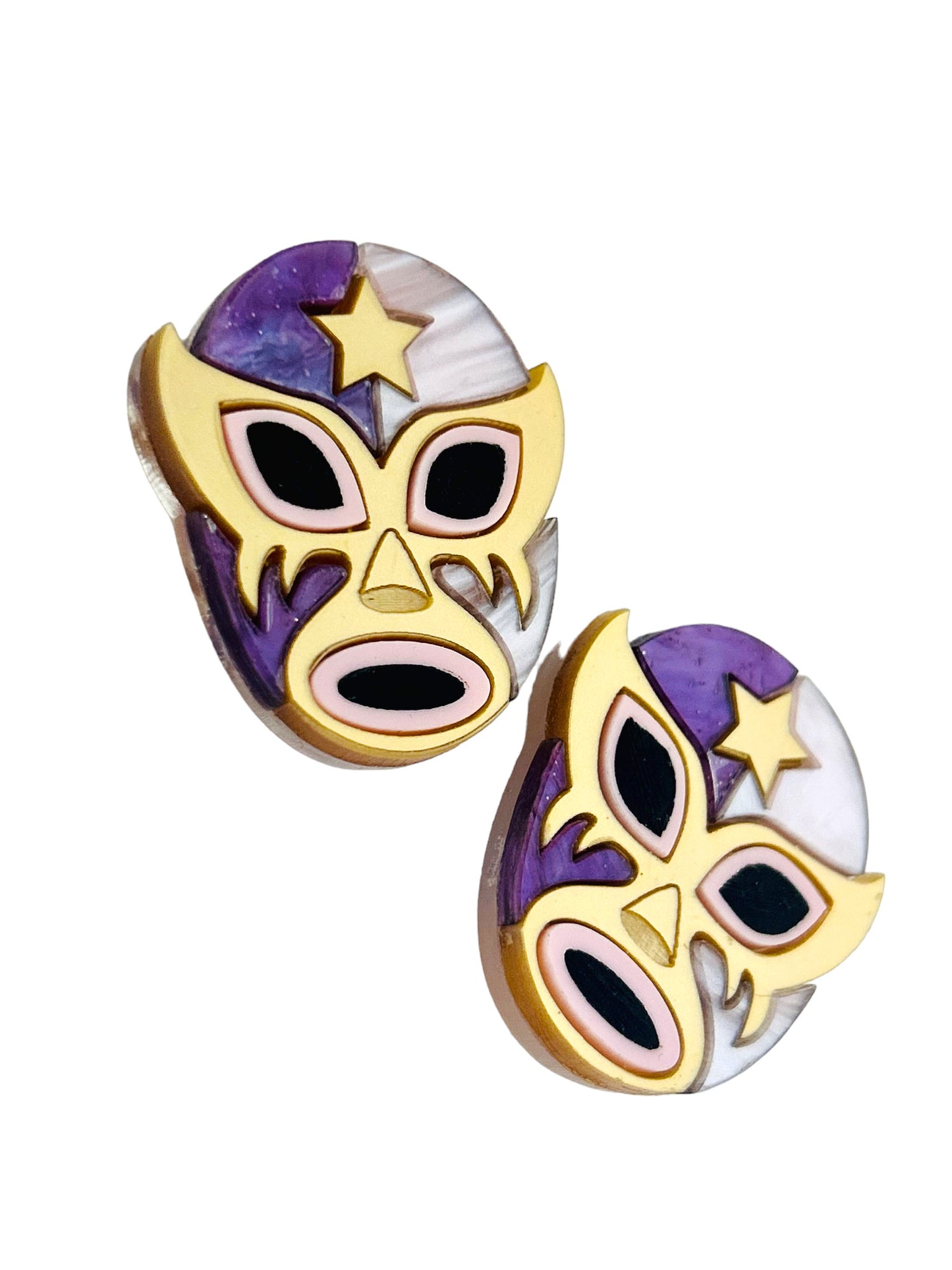 Mexico Lindo Y Querido - Orecchini Maschere Luchadores