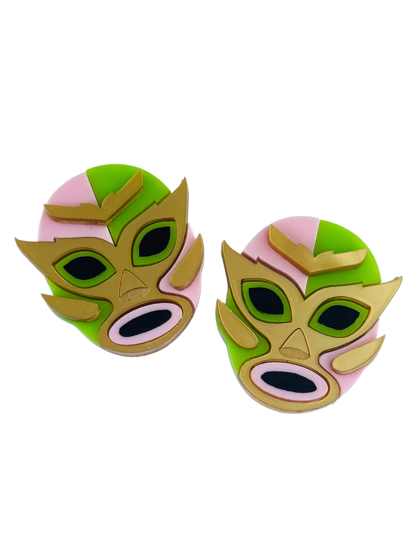 Mexico Lindo Y Querido - Orecchini Maschere Luchadores