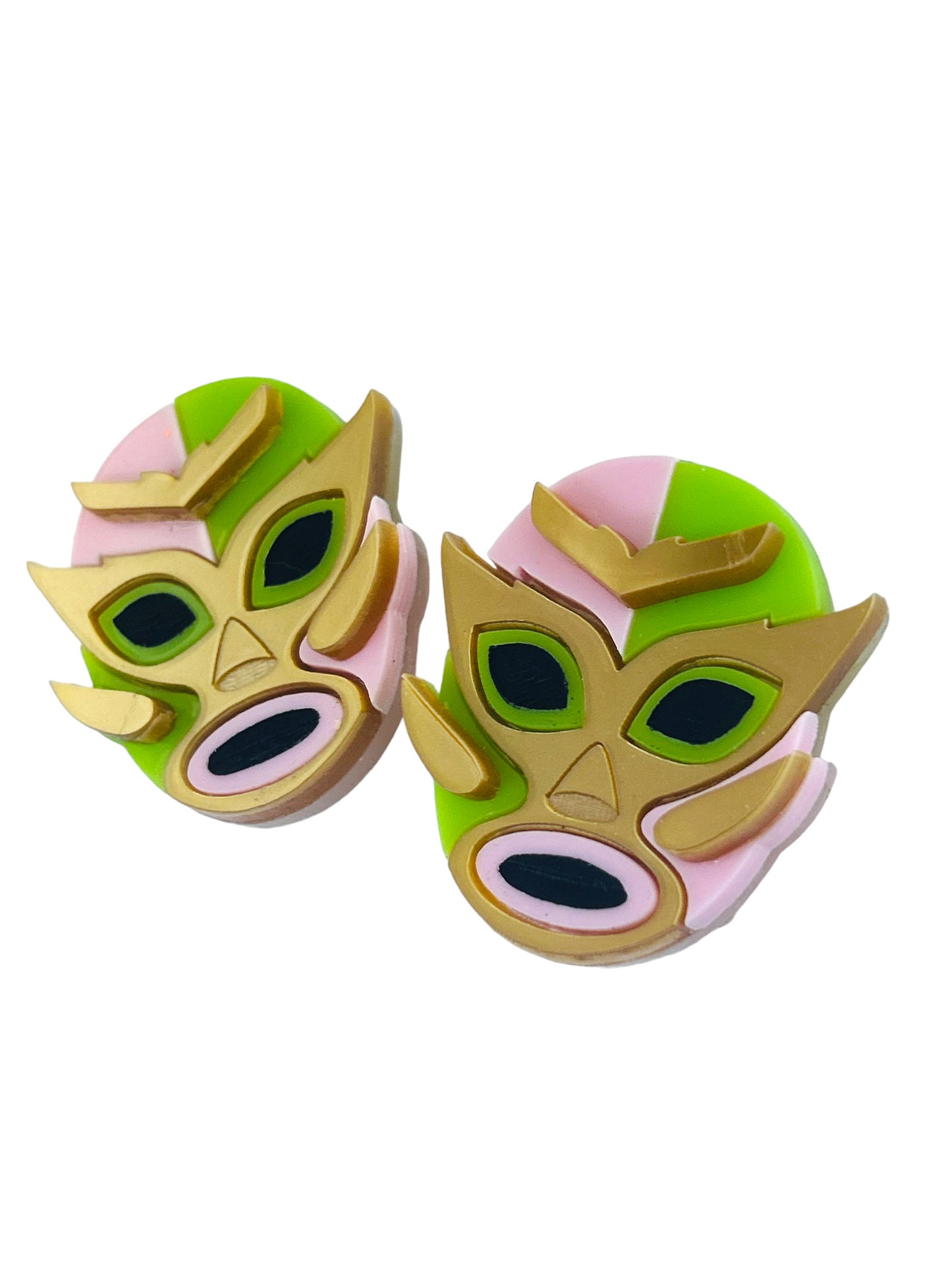 Mexico Lindo Y Querido - Orecchini Maschere Luchadores
