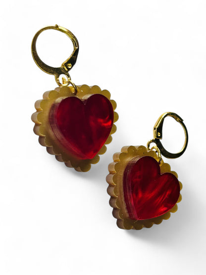 NEW! Orecchini "I PICCOLINI" - Mini Milagros Sacro Cuore ( Più Colori Disponibili)