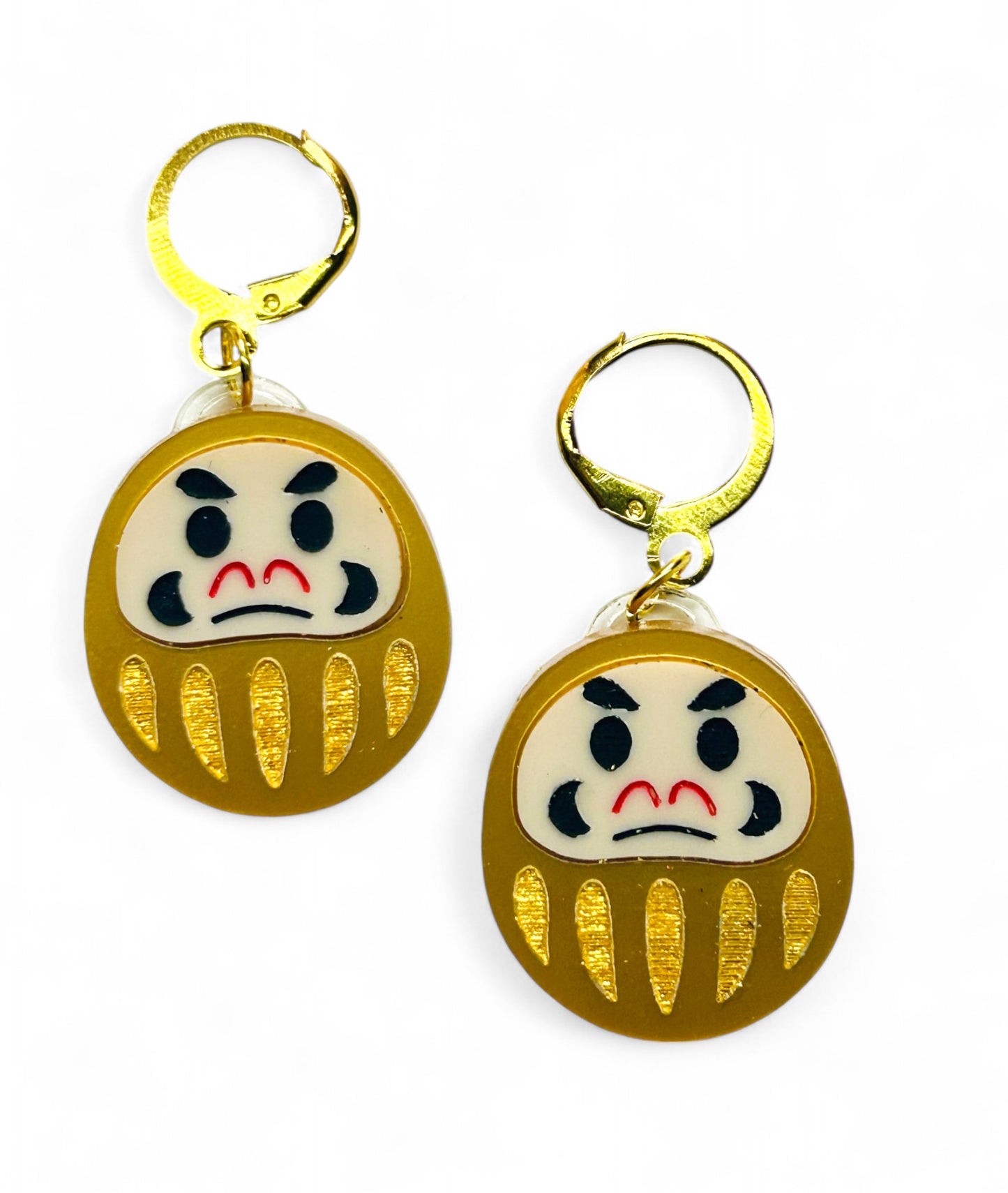 NEW! Orecchini "I PICCOLINI" - Mini Daruma Doll Porta Fortuna ( Più Colori Disponibili)