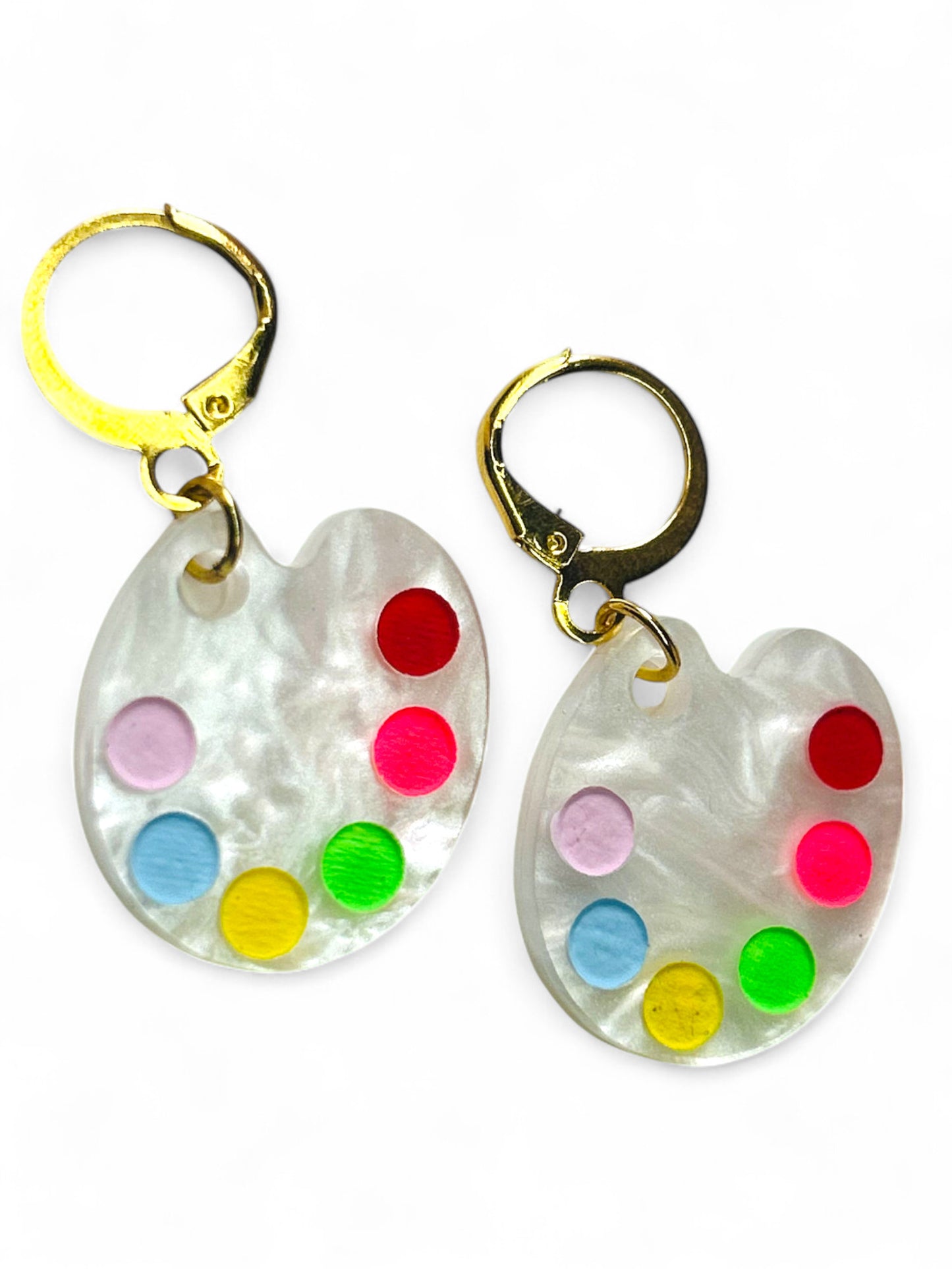 NEW! Orecchini "I PICCOLINI" - Mini Tavolozza del Pittore ( Più Colori Disponibili)