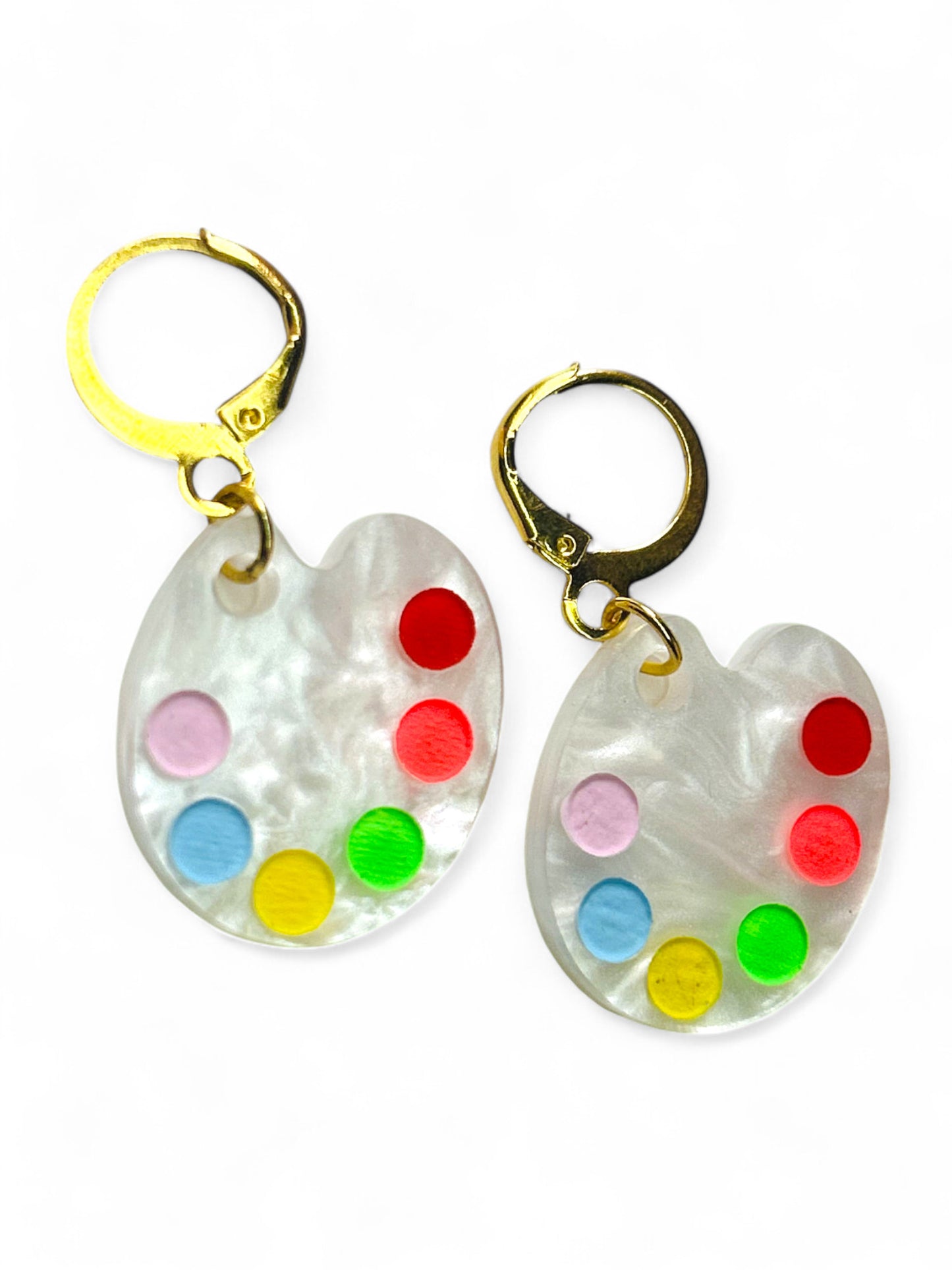 NEW! Orecchini "I PICCOLINI" - Mini Tavolozza del Pittore ( Più Colori Disponibili)