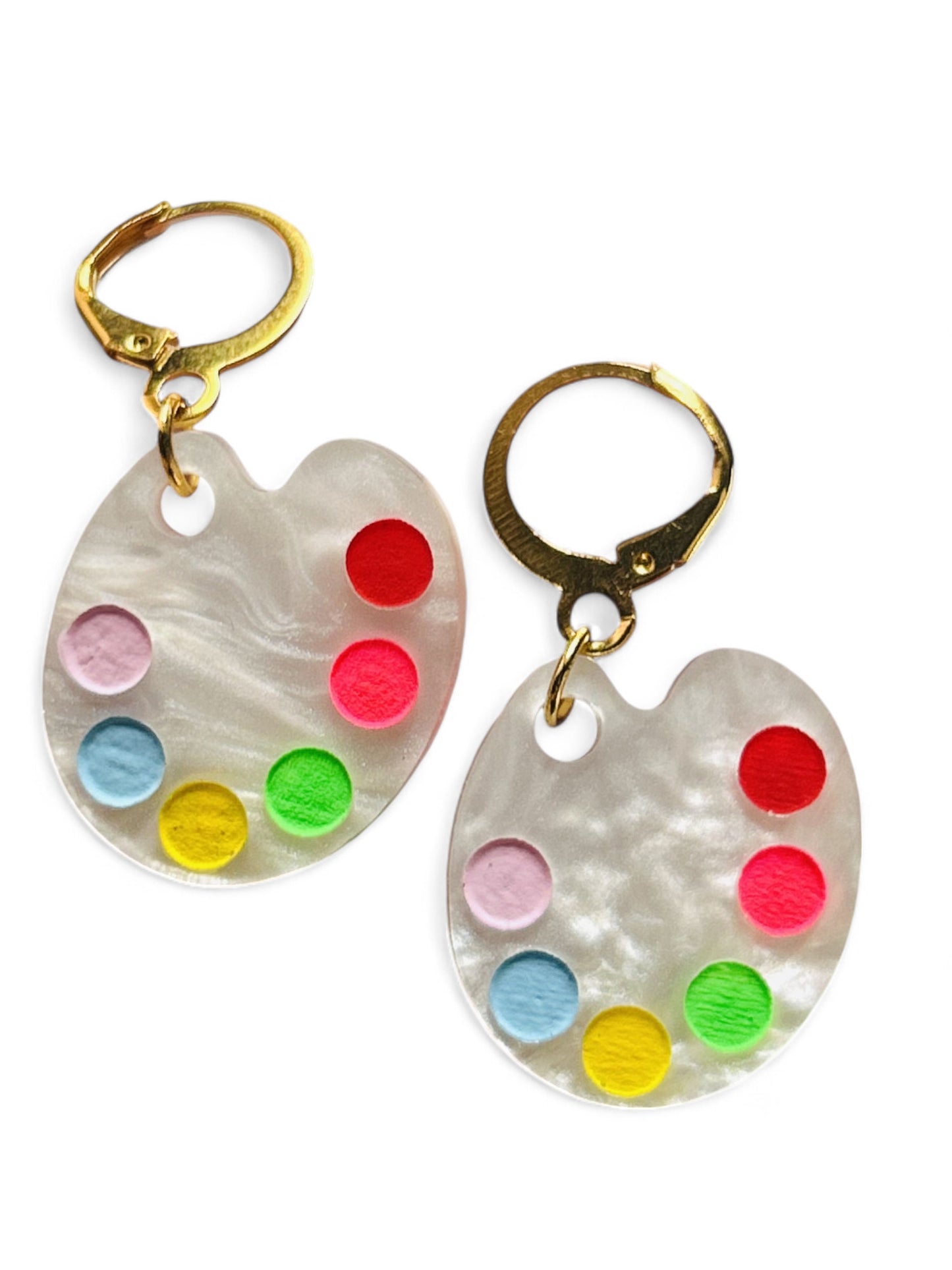 NEW! Orecchini "I PICCOLINI" - Mini Tavolozza del Pittore ( Più Colori Disponibili)