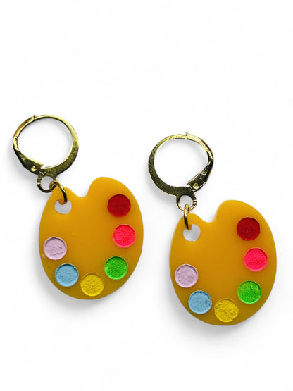 NEW! Orecchini "I PICCOLINI" - Mini Tavolozza del Pittore ( Più Colori Disponibili)