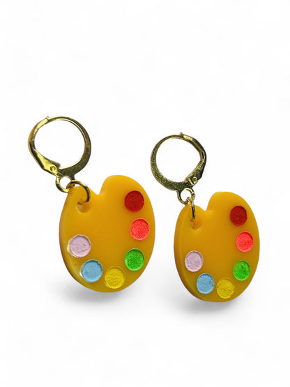 NEW! Orecchini "I PICCOLINI" - Mini Tavolozza del Pittore ( Più Colori Disponibili)
