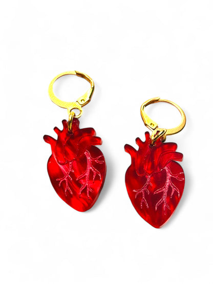 NEW! Orecchini "I PICCOLINI" - Mini Cuore Anatomico ( Più Colori Disponibili)