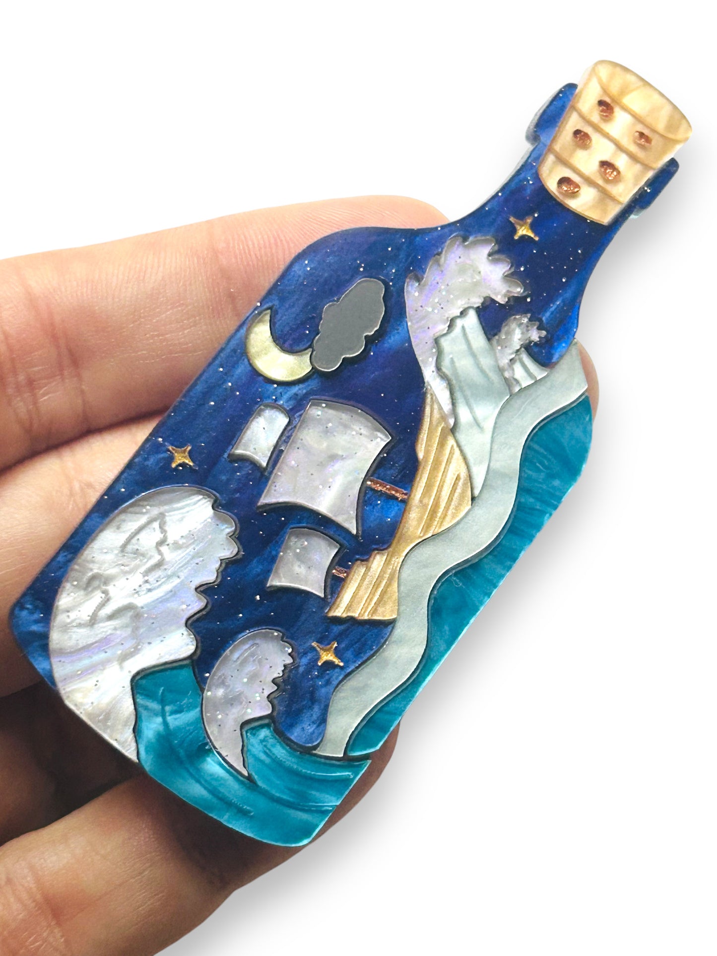 Deep Blue Sea - Nave in Bottiglia