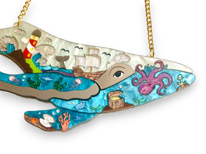 Deep Blue Sea - Collana Balena