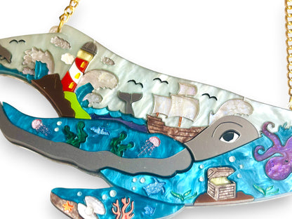 Deep Blue Sea - Collana Balena