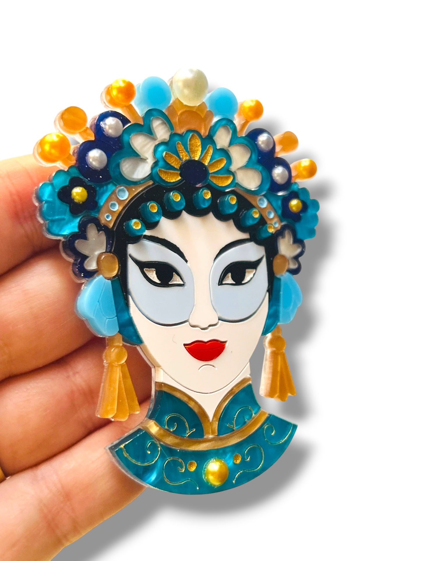 Echo Of The East - Spilla Maschera Donna Teatro Blu