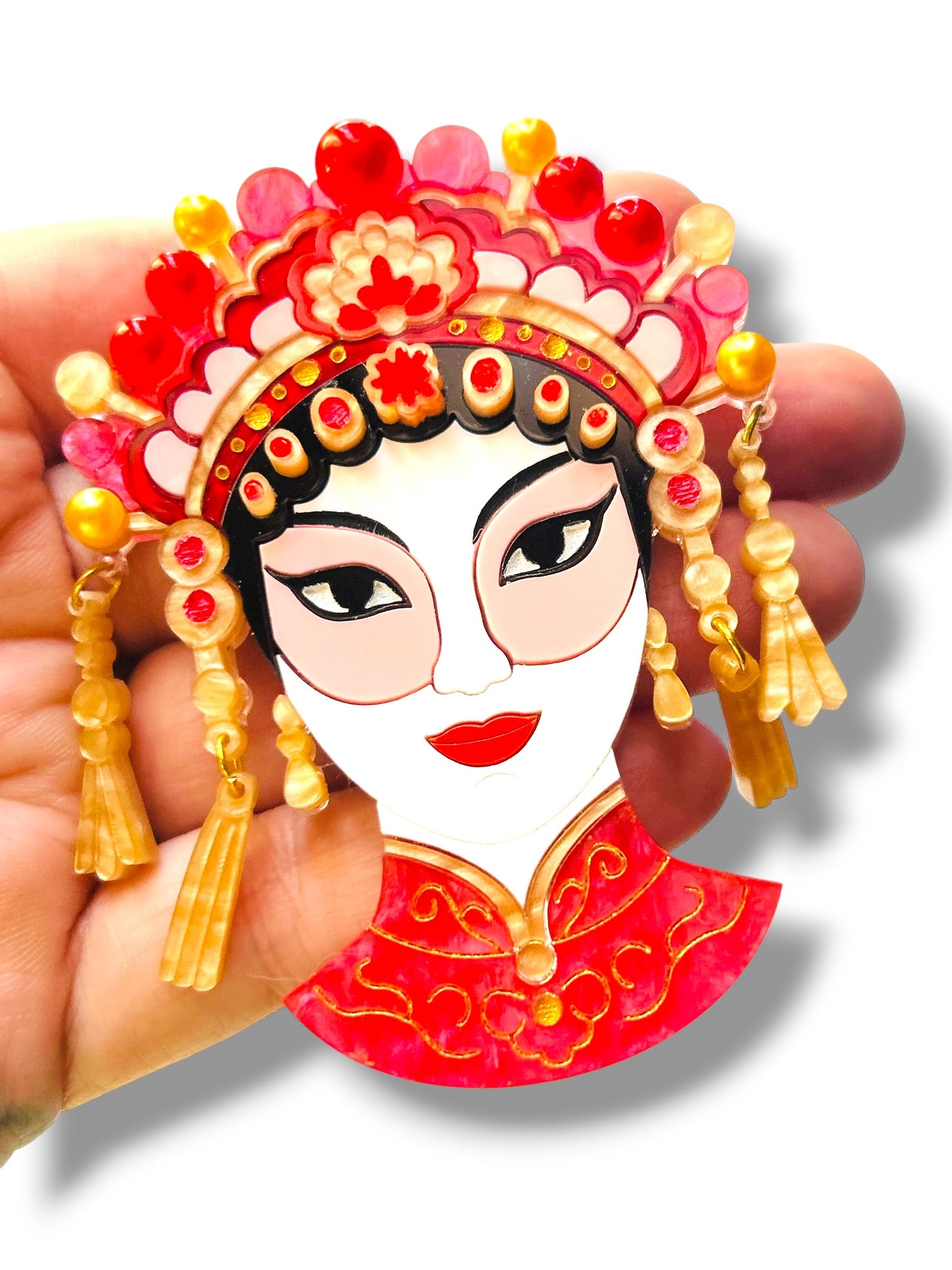 Echo Of The East - Spilla Maschera Donna Teatro Rosso