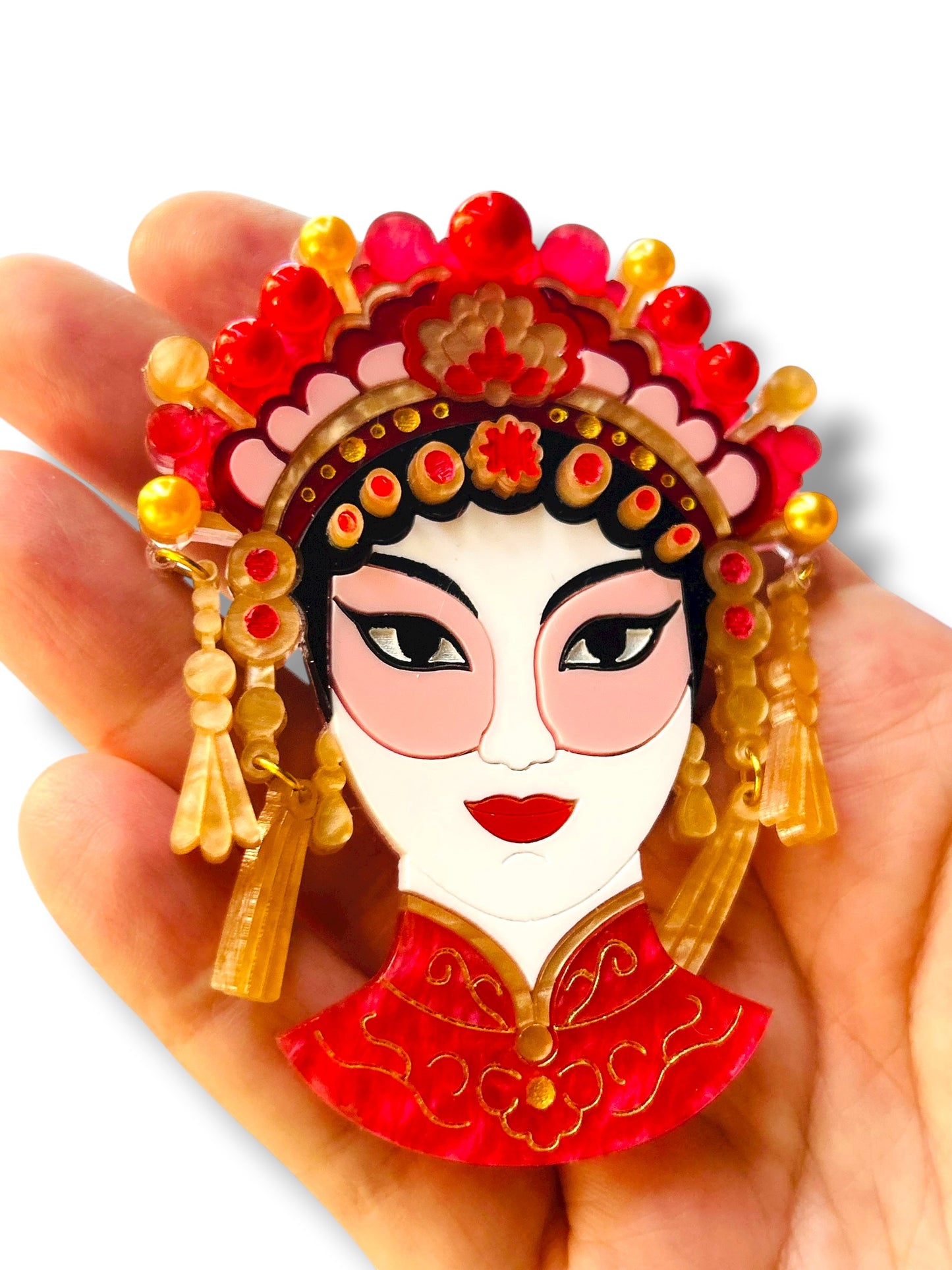 Echo Of The East - Spilla Maschera Donna Teatro Rosso