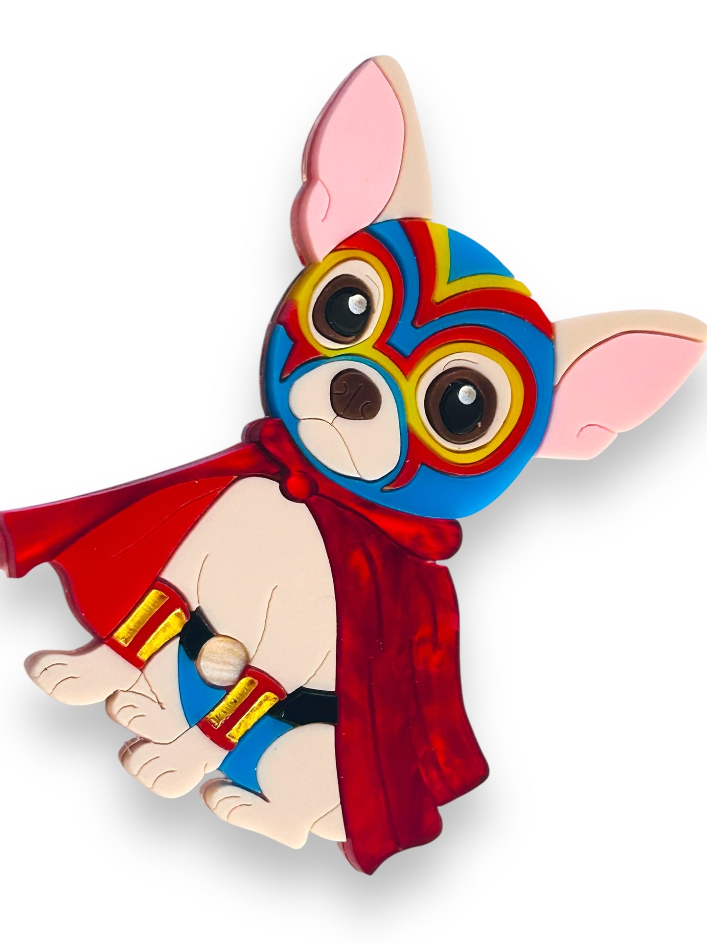 Mexico Lindo Y Querido - Spilla Chihuahua Luchador