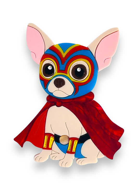 Mexico Lindo Y Querido - Spilla Chihuahua Luchador