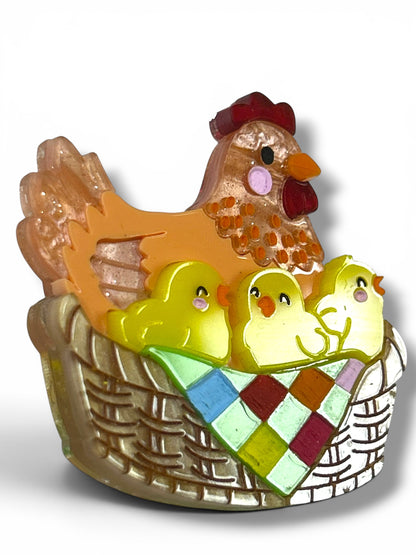 A Quiet Life - Spilla Gallina con Pulcini
