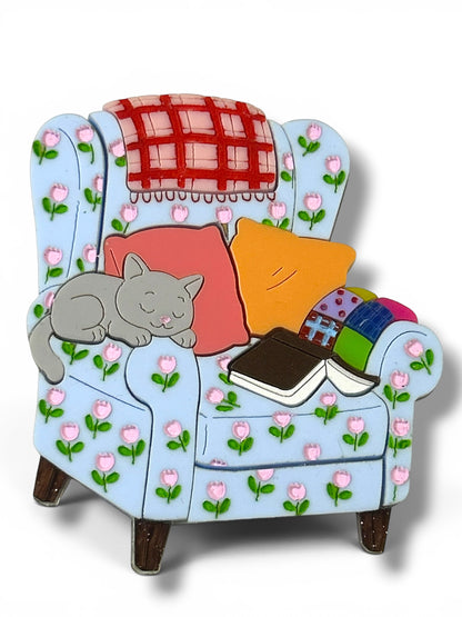 A Quiet Life - Spilla Divano con Gatto