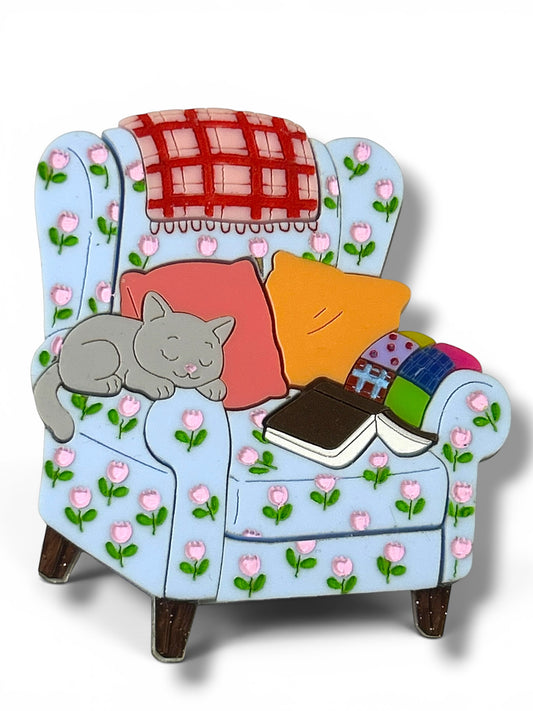 A Quiet Life - Spilla Divano con Gatto
