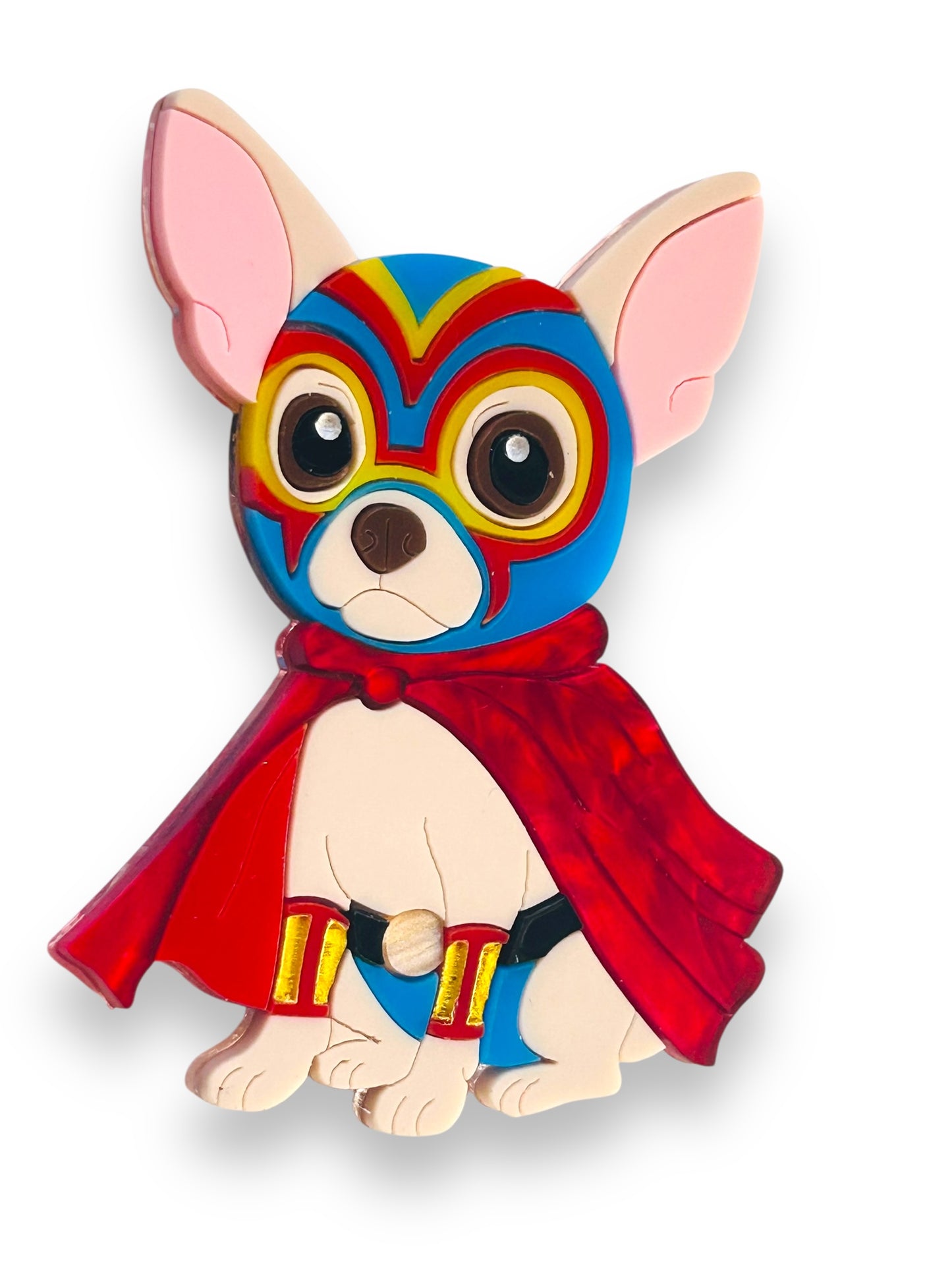 Mexico Lindo Y Querido - Spilla Chihuahua Luchador